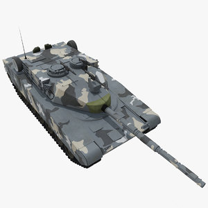 zulfiqar iranian main battle tank 3d model