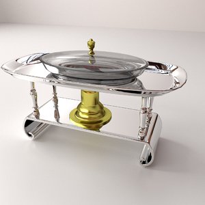 3d model chafing dish stand