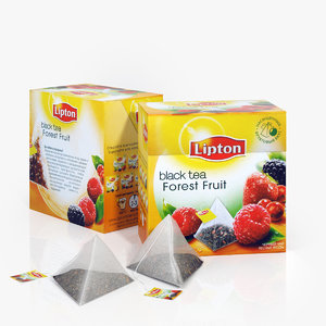 tea lipton 3d model