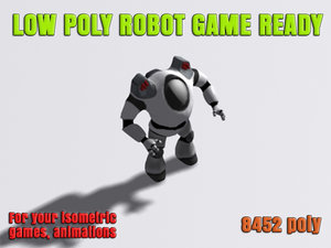 free robot ready games 3d model