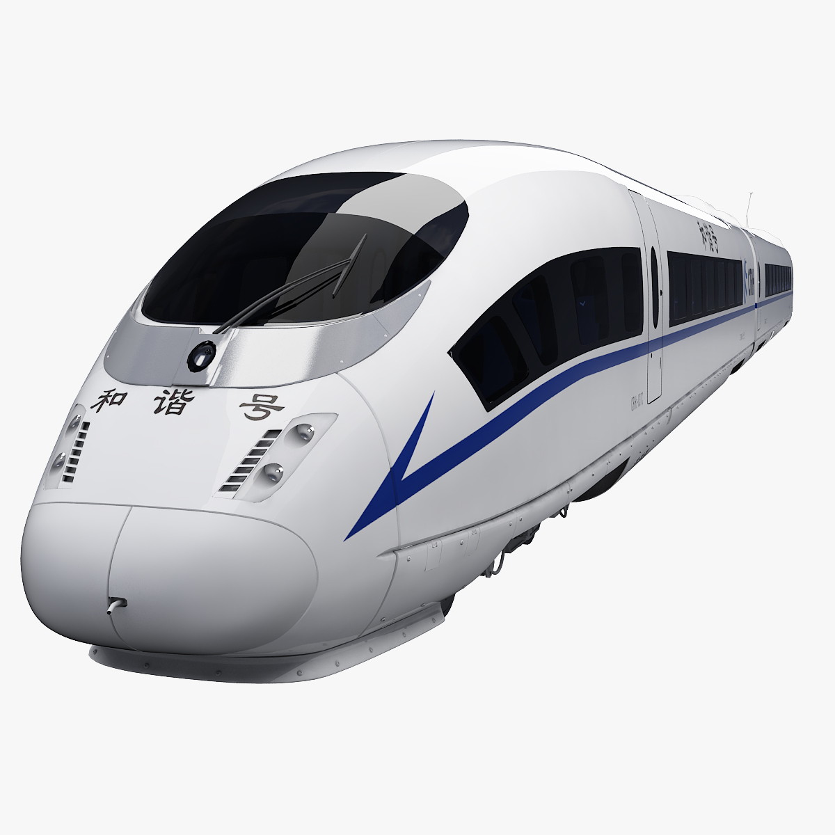 3d China Railways Crh3