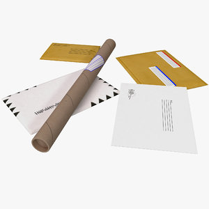 envelopes set obj