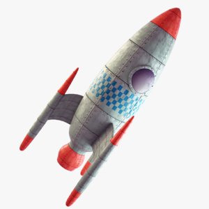 rocket retro 3d max