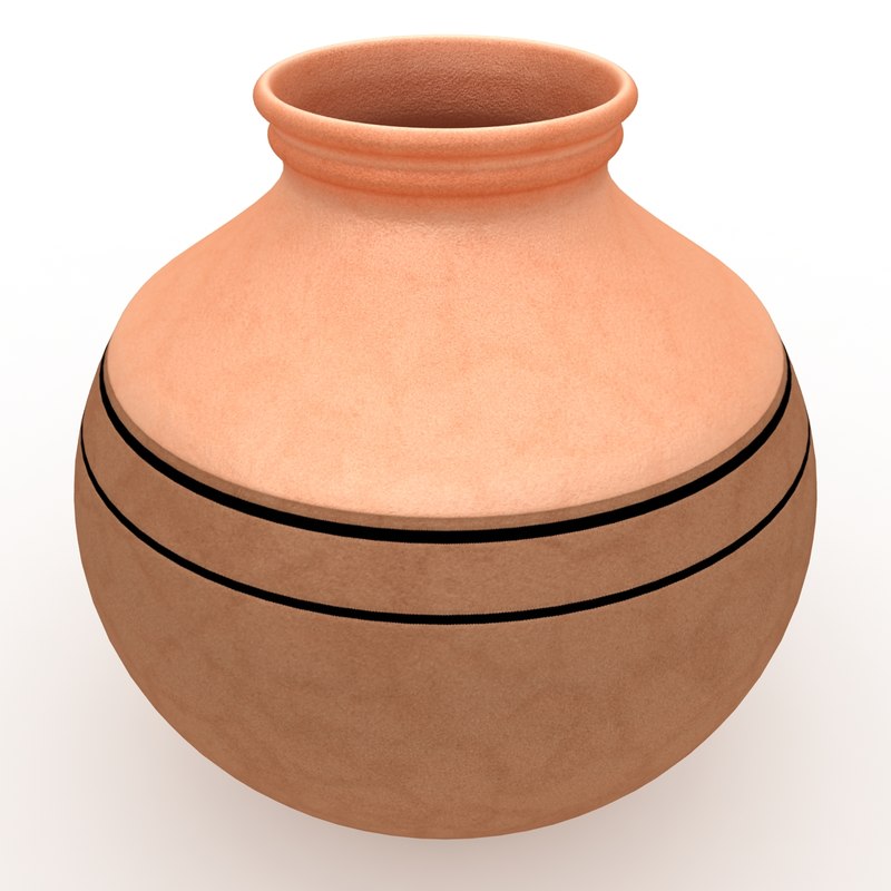 3d model water pot 3