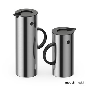 stelton em77 vacuum jugs 3d model