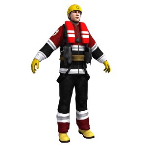 3d rescue guard model