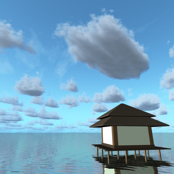 3ds max sky clouds