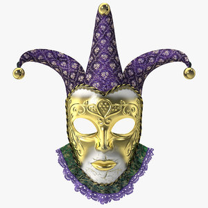 carnival mask 3d model