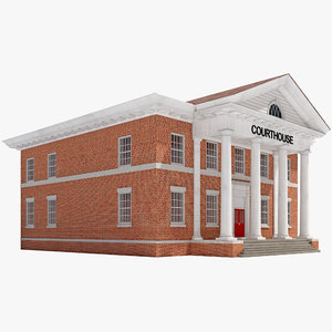 3d model courthouse building