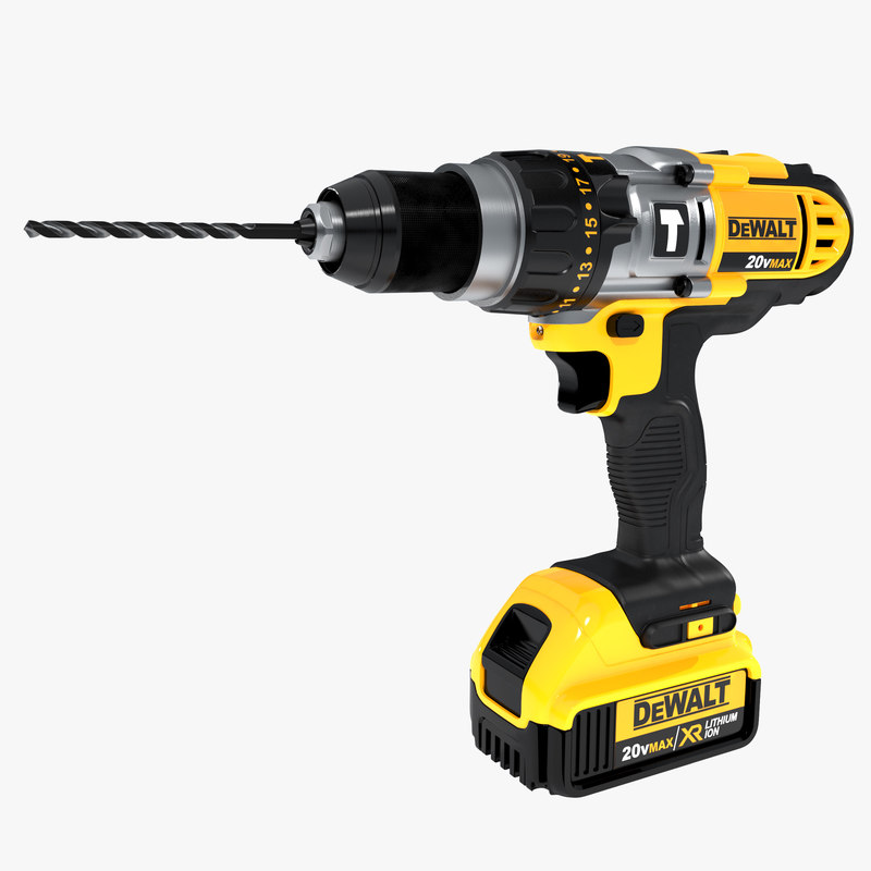 3dsmax dewalt cordless drill