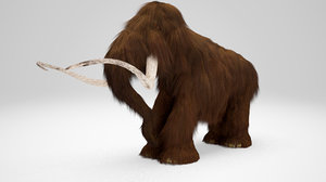 mammoth animation modelled 3d max