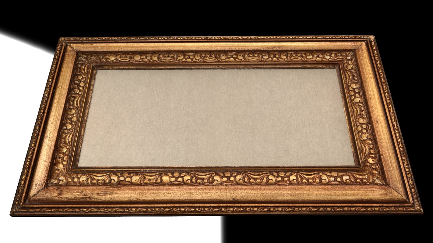 Download Old Painting Frame 3d Model