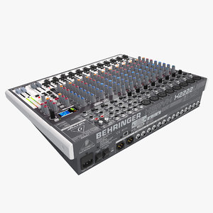3ds max behringer studio mixer