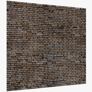 3ds brick wall