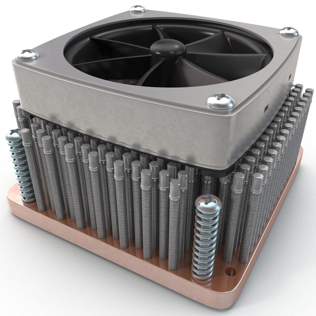3d heatsink fan model