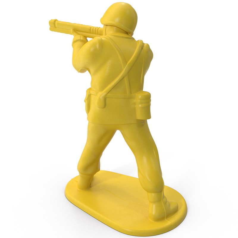 3d plastic army men 2 model