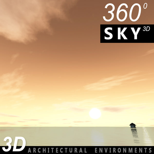 sky clouds 3d 3ds