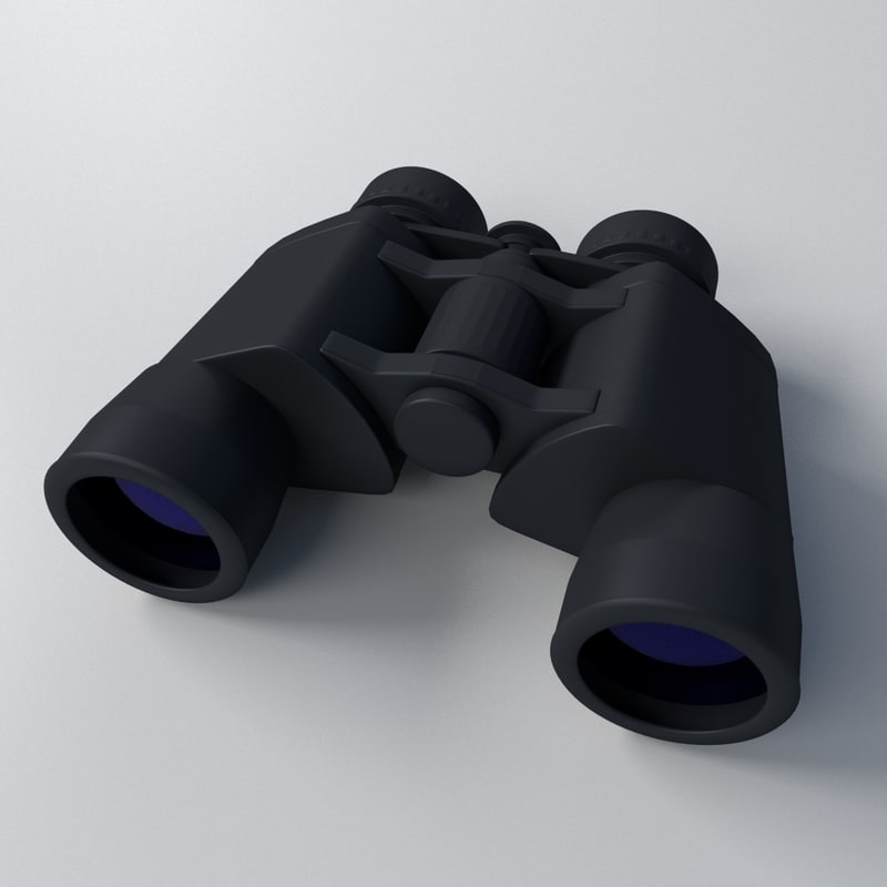 3d model of binoculars noculars