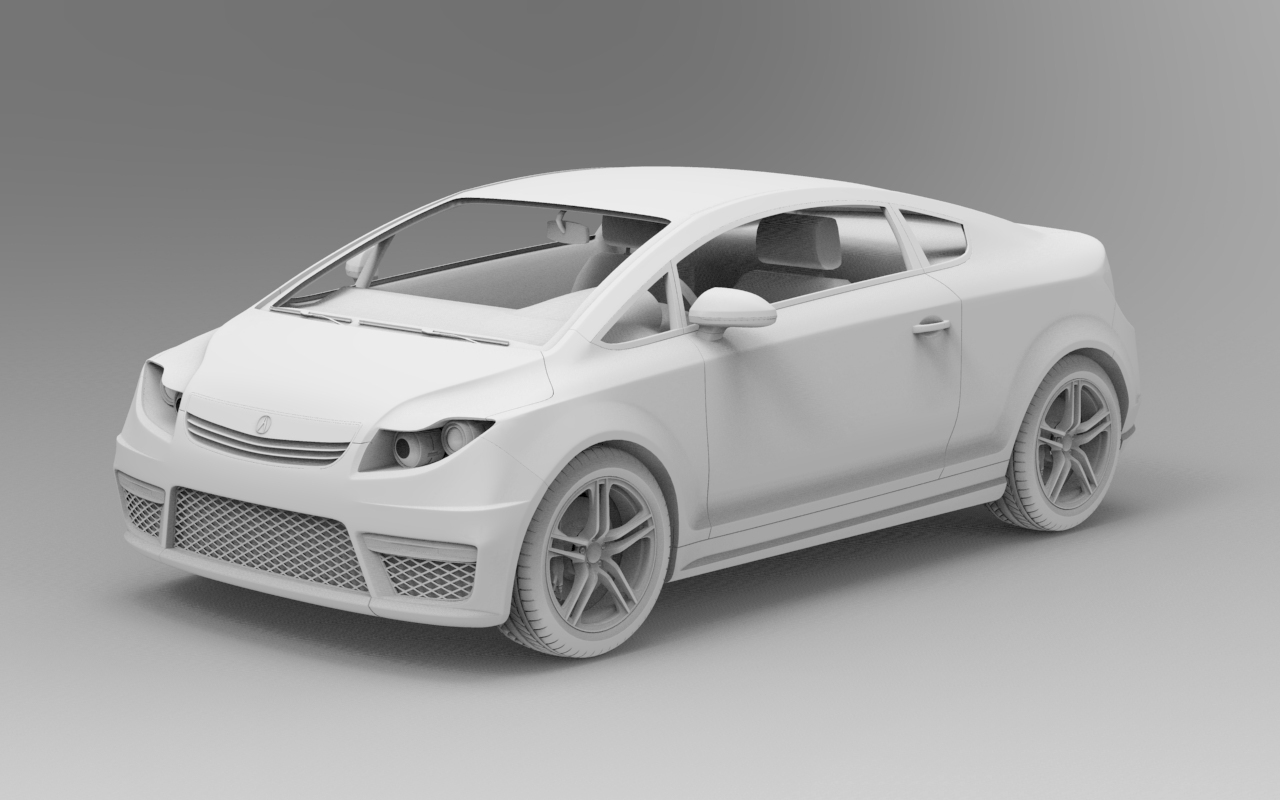 acura市汽车概念3d模型