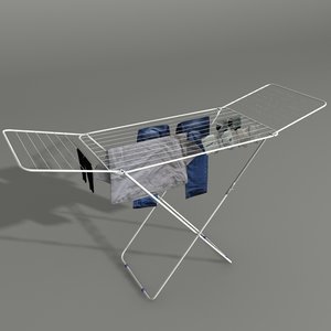3d model of clothes dryer