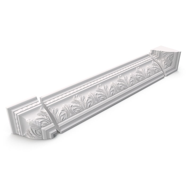 Decorative Crown Molding 3d Model