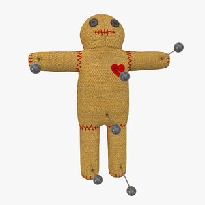voodoo doll 3d model
