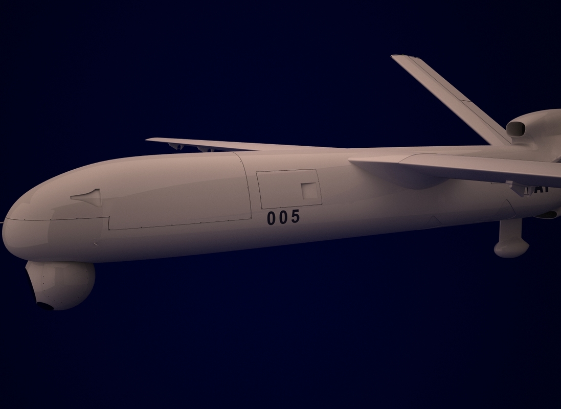 3d model unmanned vehicle uav anka