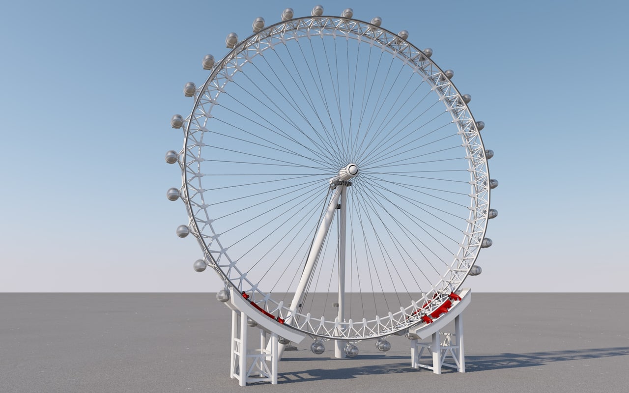 London Eye 3D Model Free