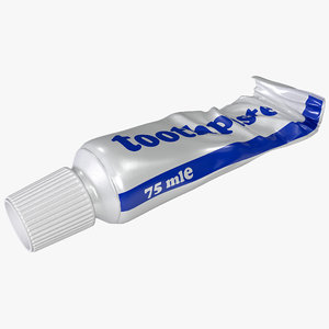 toothpaste cleaning 3d model