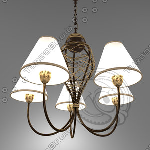 3d n b light lamp