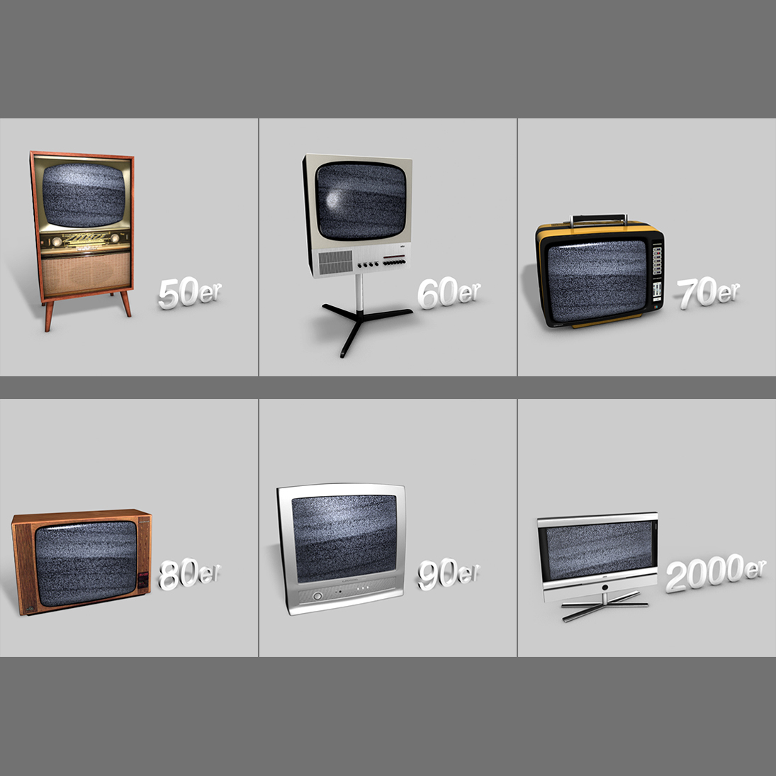 3d model tv sets