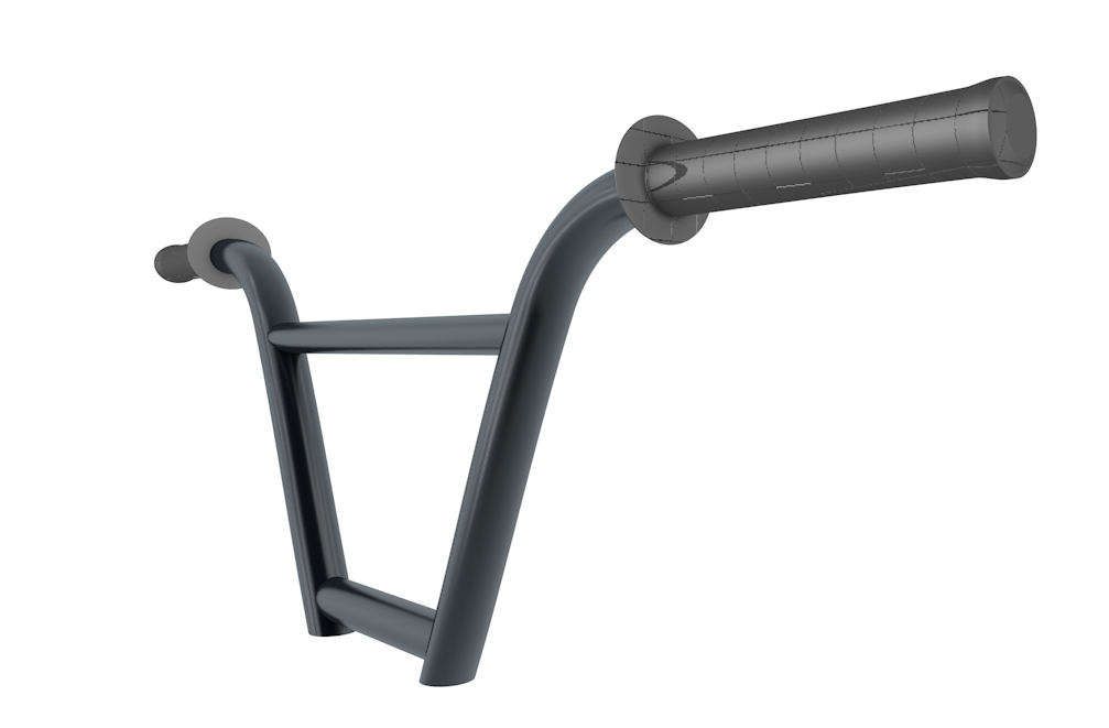 bmx handlebars grips 3d model