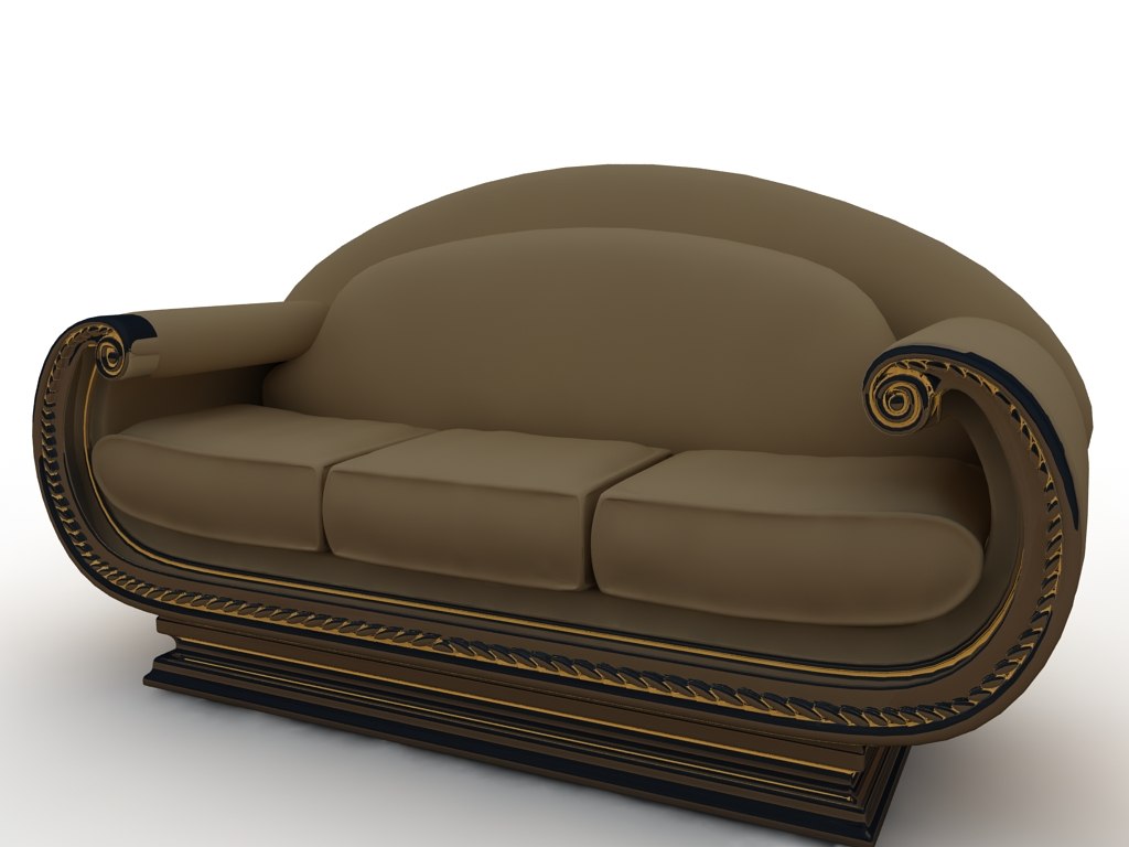 classic sofa obj free