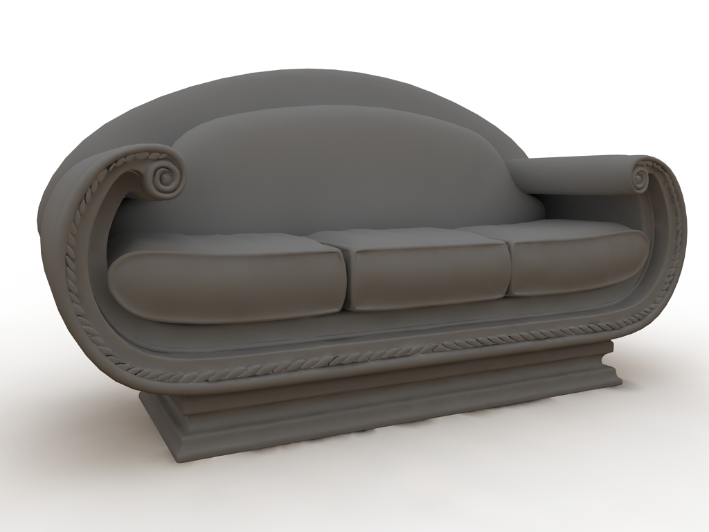 classic sofa obj free