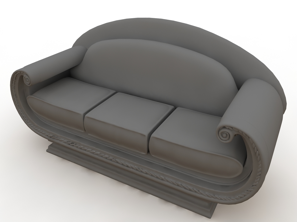 classic sofa obj free