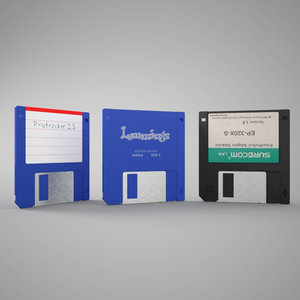 floppy disk obj