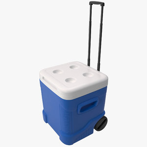 ice cube rolling cooler 3d model