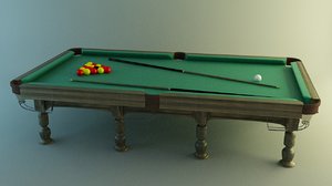 3ds max snooker table