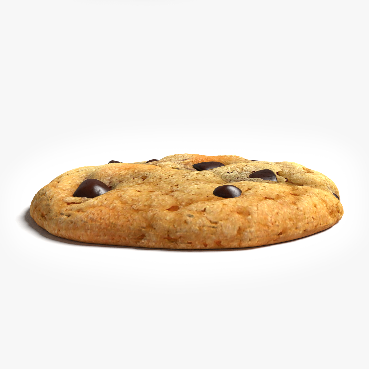 chocolate chip cookie 3d max