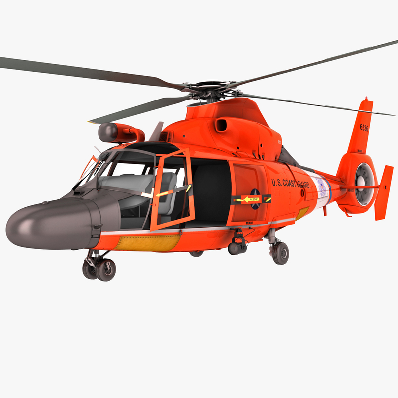 search rescue helicopter eurocopter 3d model