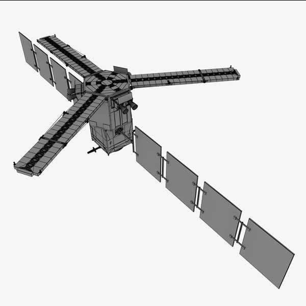 3d model satellite smos