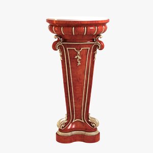 3ds classic antique pedestal
