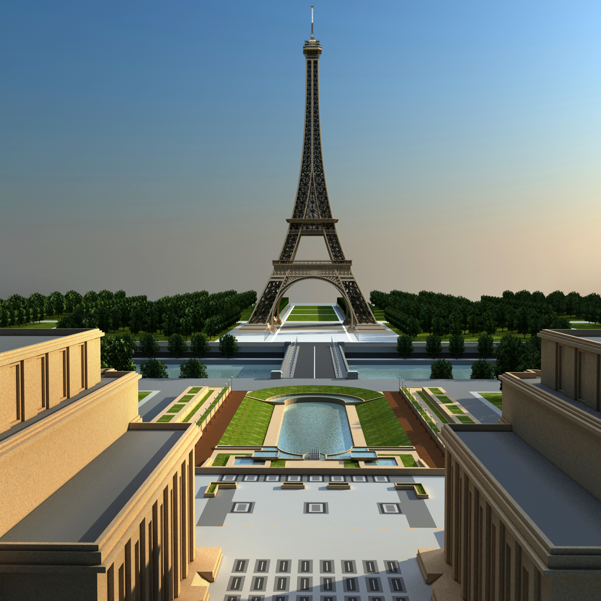 maya eiffel tower