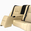 3d model car seat rear