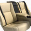 3d model car seat rear