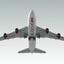 3d model boeing 747-400 plane virgin atlantic