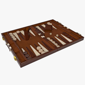 3d backgammon model