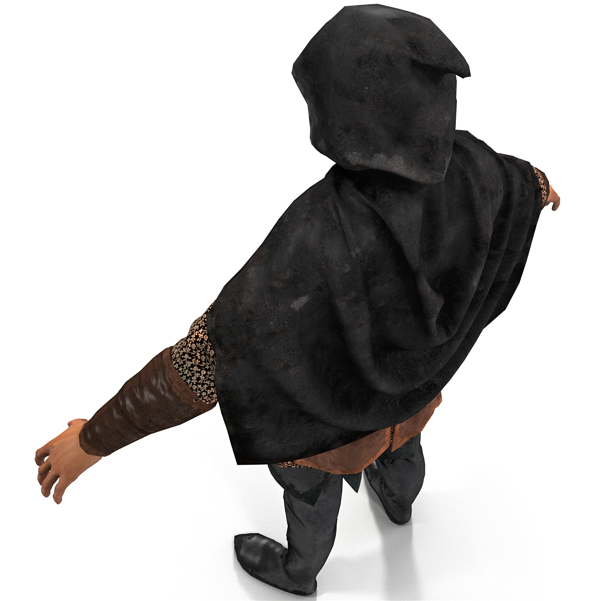 3d model medieval thief