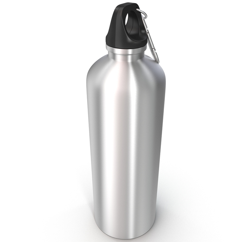 3d reusable aluminium water bottle