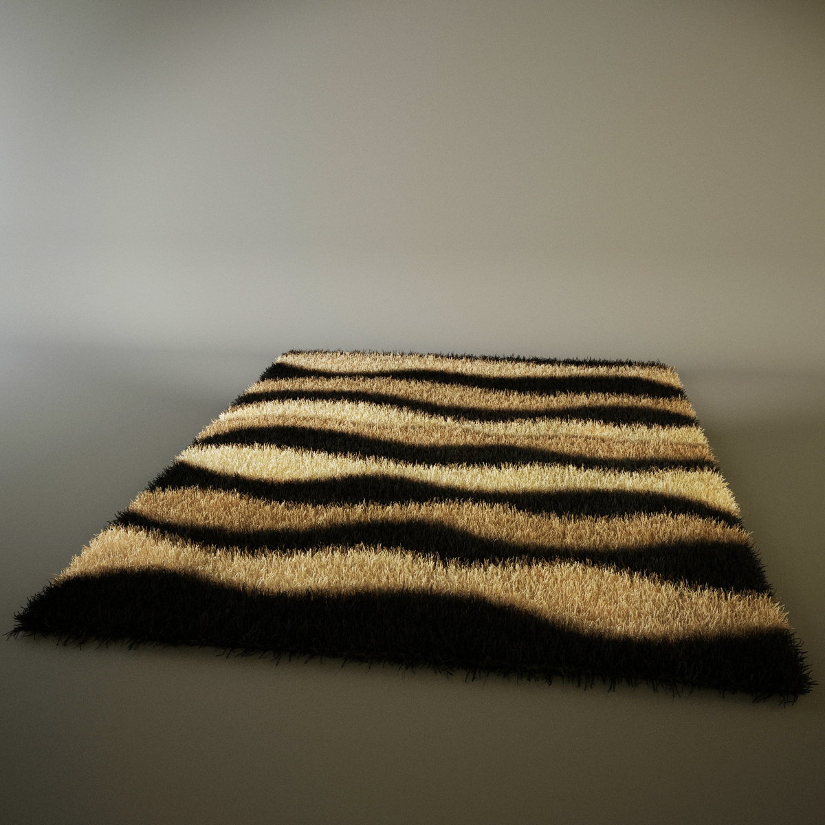 3d ikea shaggy rug